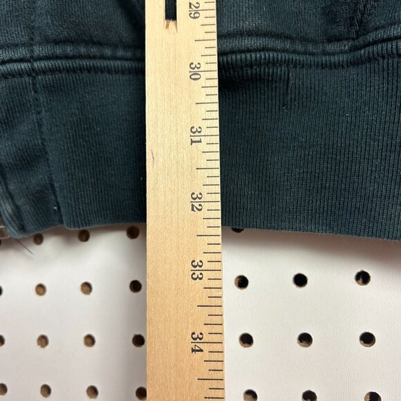 Polo Ralph Lauren Hoodie 2XLT Black Full Zip Waffle Lined Red PONY Fade Jacket - Picture 6 of 7